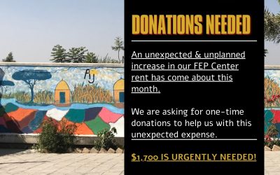 FEP Center- we need your help!